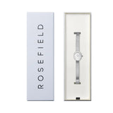 Rosefield Mini Oval White Mother of Pearl Silver Watch MWSMS-M05 - Image 3