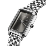 Rosefield Octagon Silver Stainless Steel Grey Dial Watch - OGSSS-O80 - Image 2