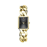 Rosefield Octagon XS Studio Black Gold Women Watch SBGSG-O57