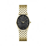 Rosefield Oval Black Gold Women Watch OBGSG-OV14