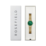 Rosefield Pearl Edit Emerald Mesh Women Watch PEGMG-R10 - Image 4