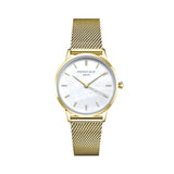 Rosefield Pearl Edit Mesh Gold Women Watch RMGMG-R06
