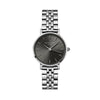 Rosefield Small Edit Silver Stainless Steel Grey Dial Watch - SGSSS-SE03