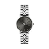 Rosefield Small Edit Silver Stainless Steel Grey Dial Watch - SGSSS-SE03