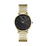 Rosefield Upper East Side Black Gold Women Watch UBGSG-U35