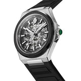 Sandoz Chanet Automatic Translucent Black Dial Rubber Strap Watch For Men SZWGR0000815 - Image 2