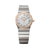 Sandoz Tresor Swiss Quartz White Mop Dial Stainless Steel Watch For Women SZWLG0000602