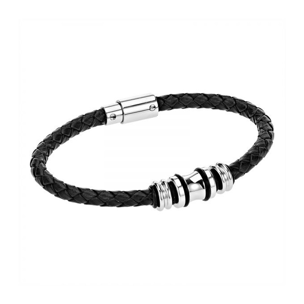 Picture of Police Men's Leather Bracelet P PJ.25488BLB/01-SPE