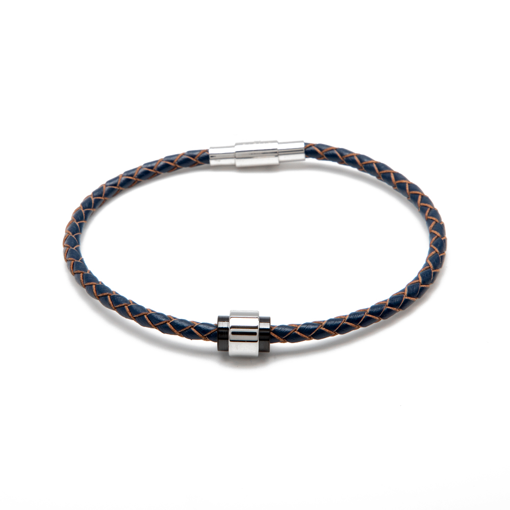 Picture of Fabian Men's Mesmerizing Blue Bracelet FMB-JMYLB103-BL