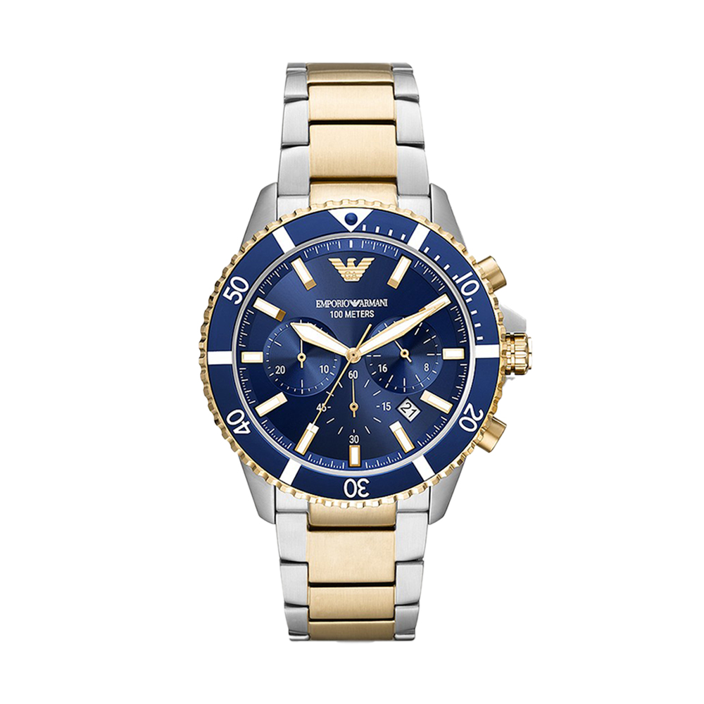 Picture of Emporio Armani Chronograph Two-Tone Stainless Steel Watch AR11362