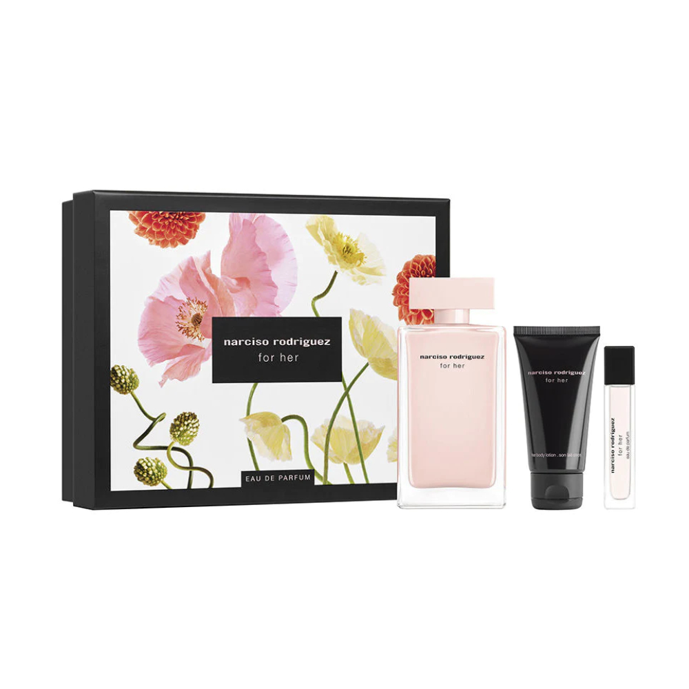 Picture of Narciso Rodriguez EDP For Women 100ml 3Pcs Set