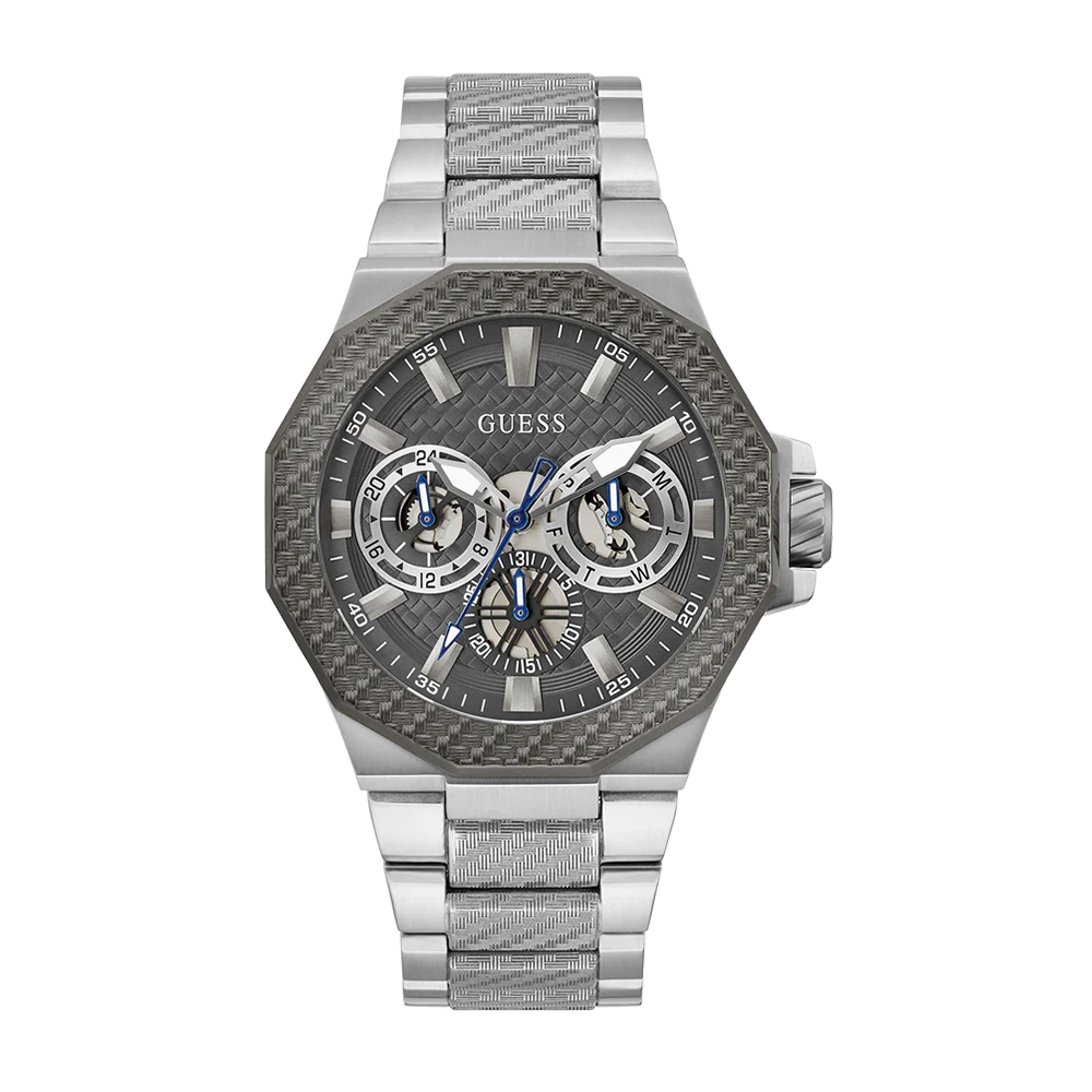 Picture of Guess Mens Silver 2-Tone Multi-function Watch GW0636G1