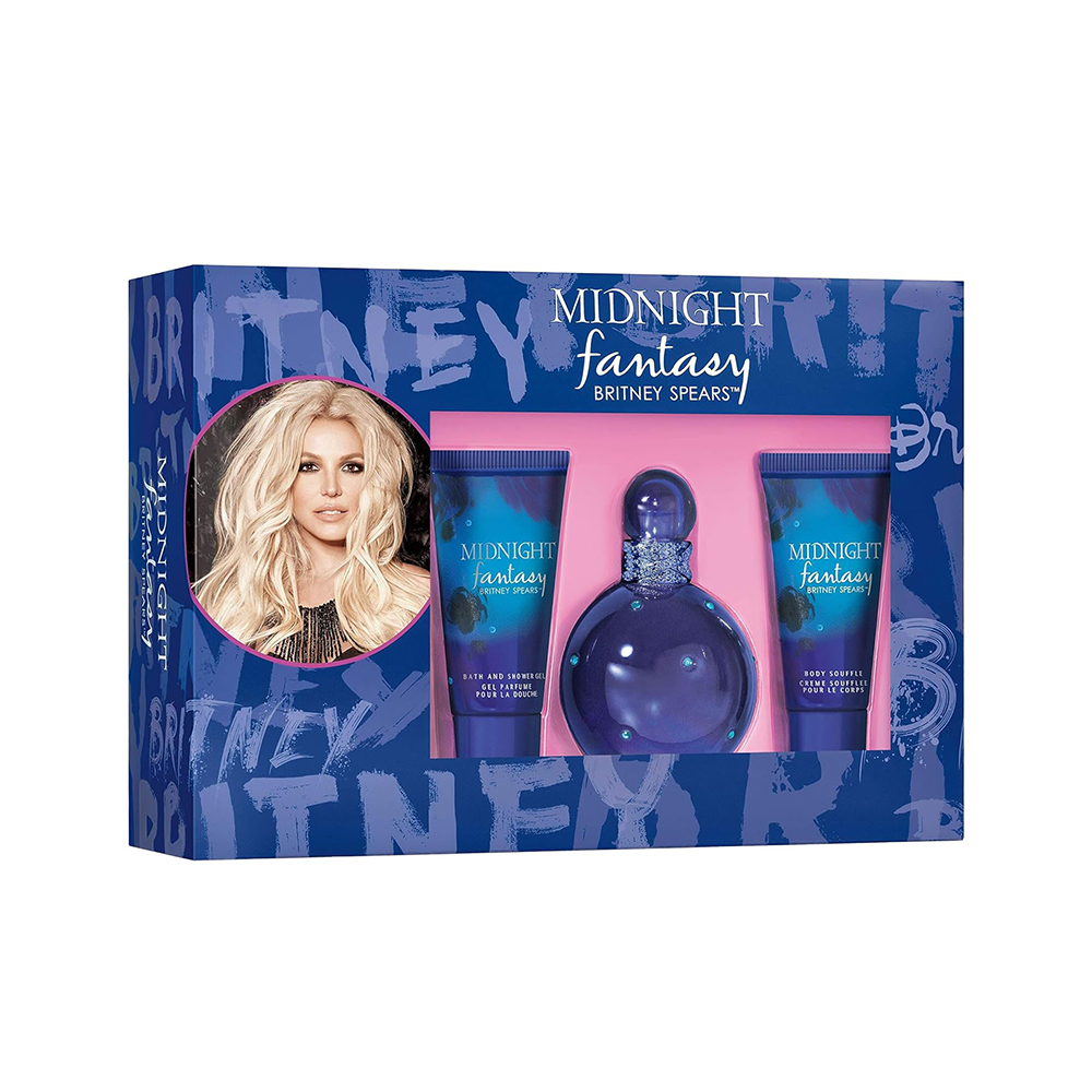 Picture of Britney Spears Midnight Fantasy EDP 100ml 3pcs Set