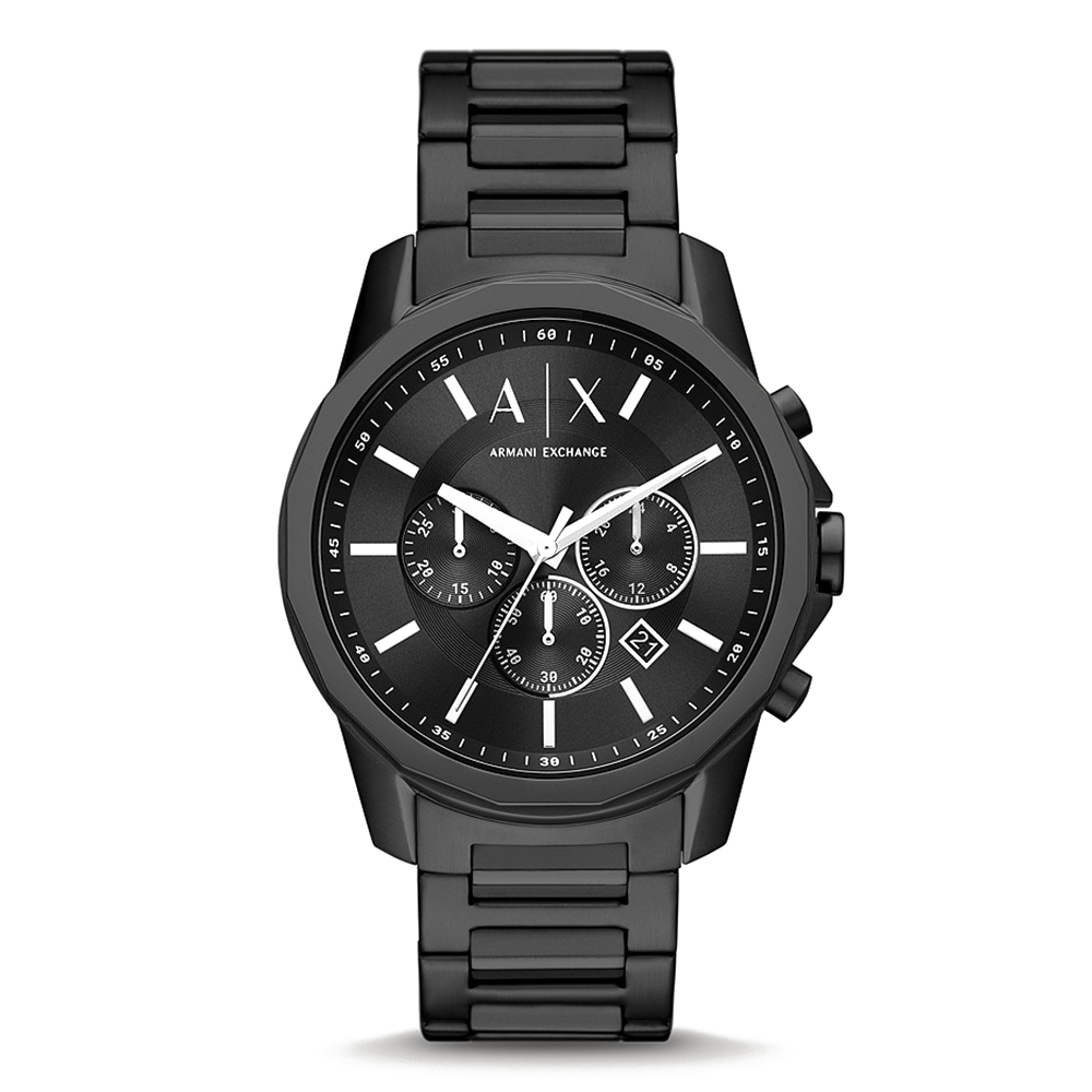 Picture of Armani Exchange Chronograph Black Stainless Steel Watch AX1722