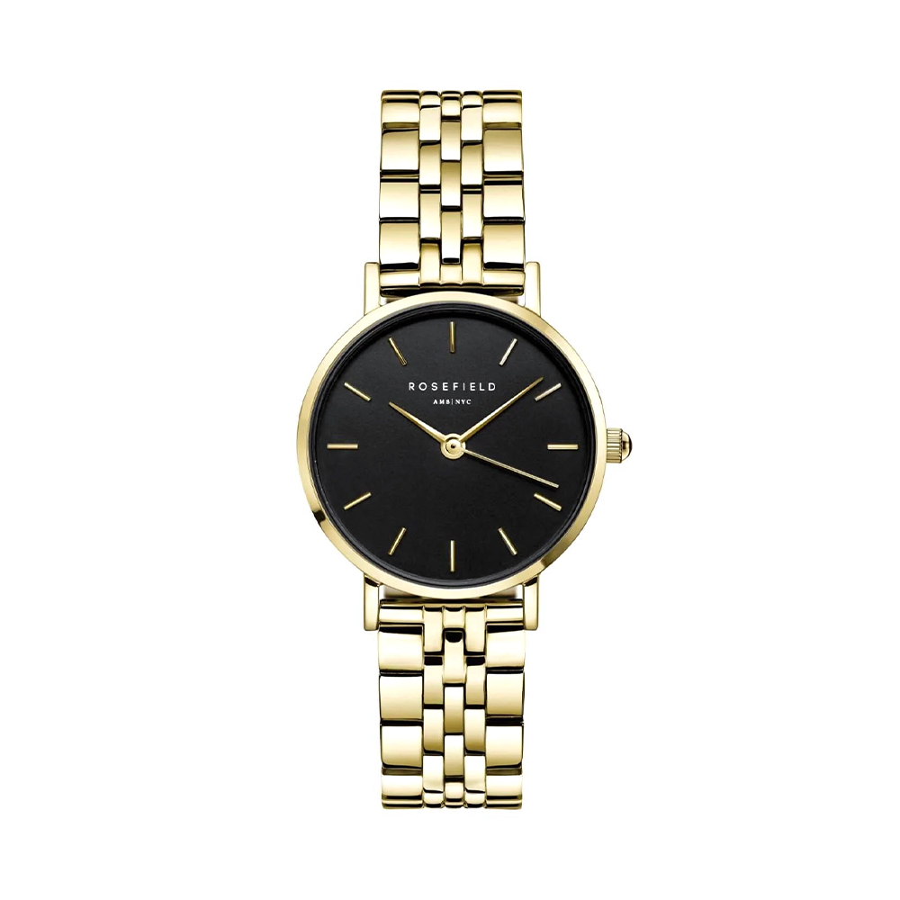 Picture of Rosefield Small Edit Black Gold Women Watch 26BSG-268