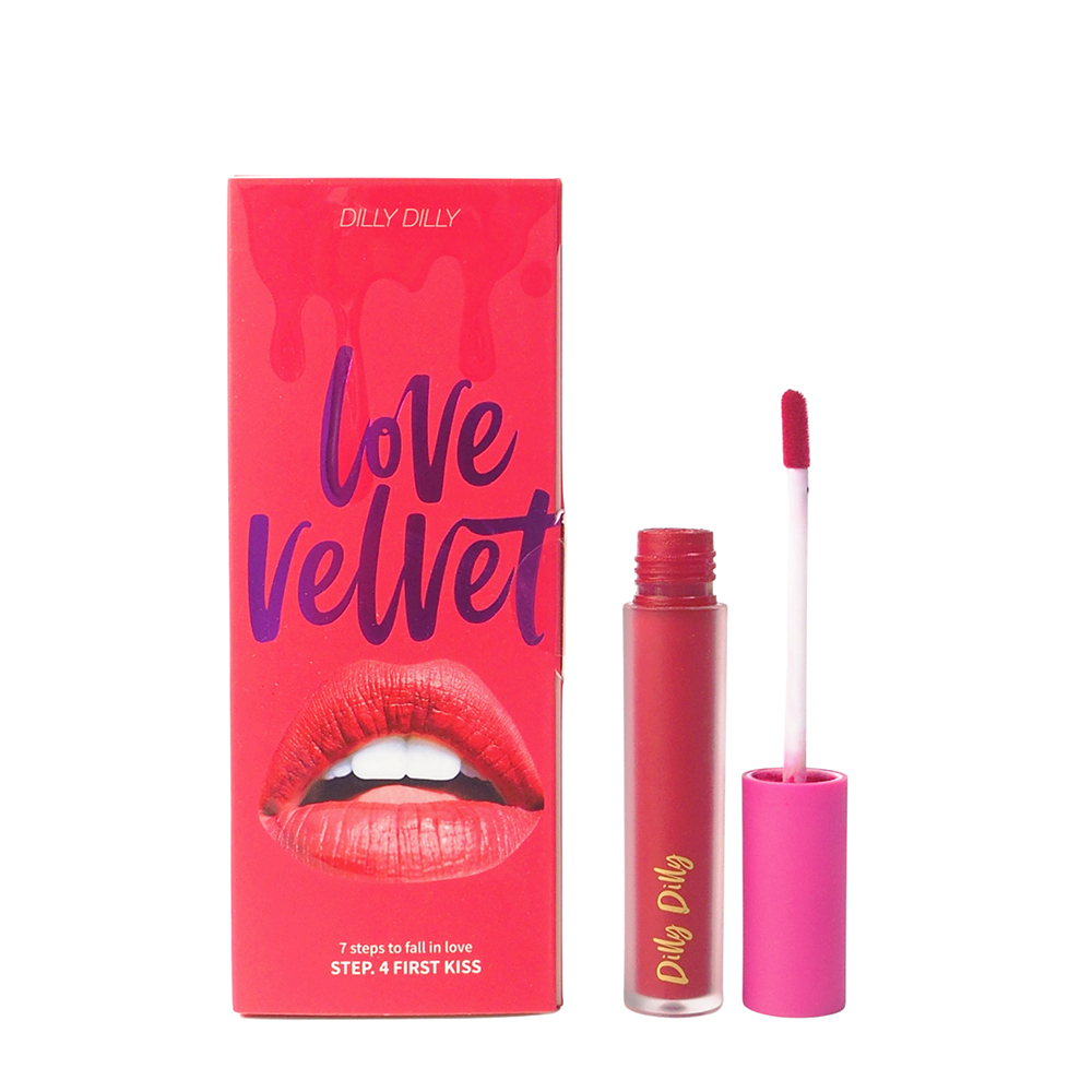 Picture of DillyDilly Love Velvet Lipgloss Step 4 First Kiss