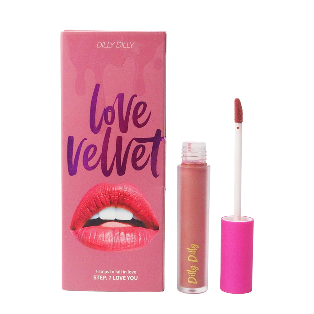 Picture of DillyDilly Love Velvet Lipgloss Step 7 Love You