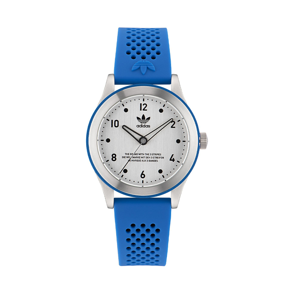 Picture of Adidas Unisex Blue Analog Silicone Strap Watch AOSY23032