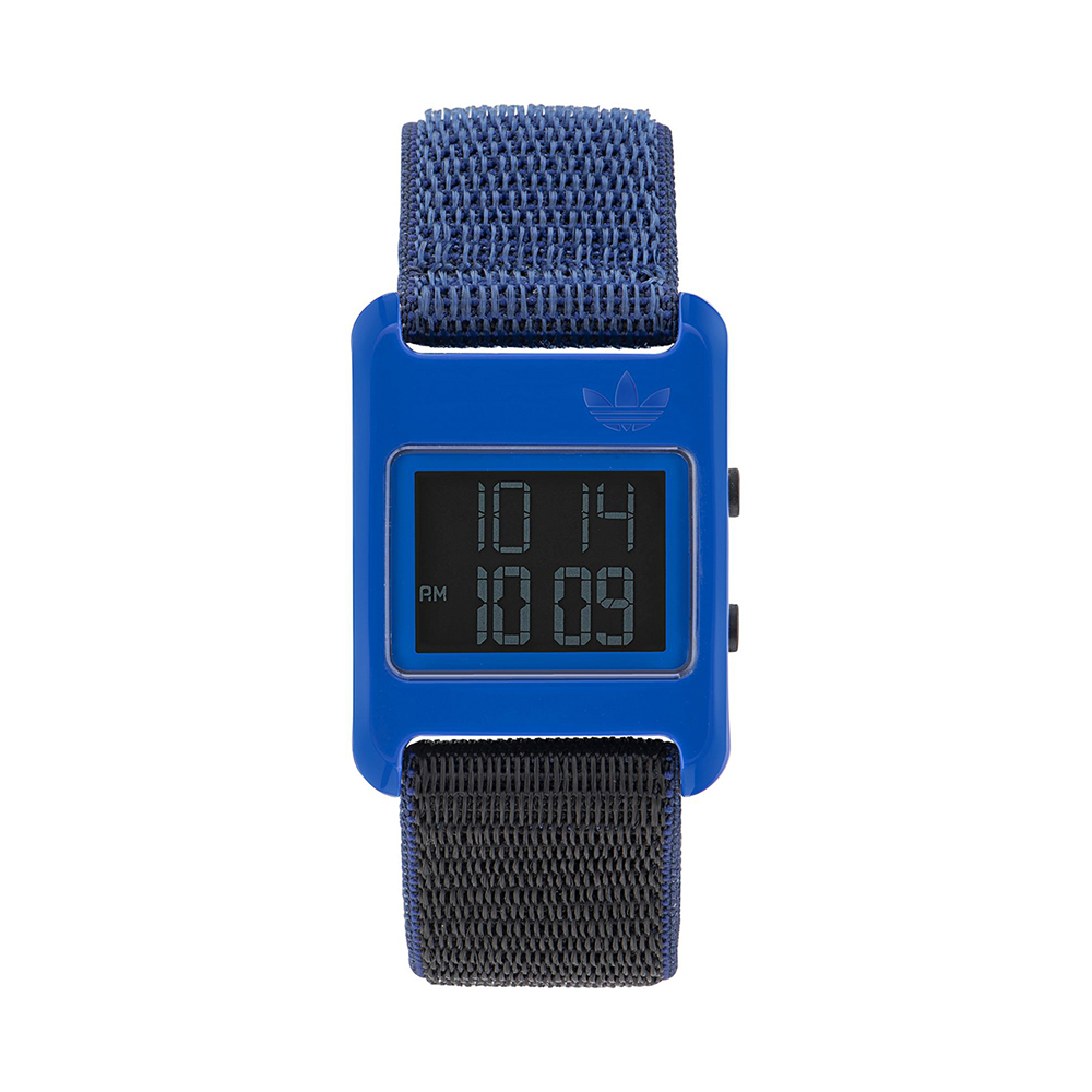 Digital watch with fabric strap online