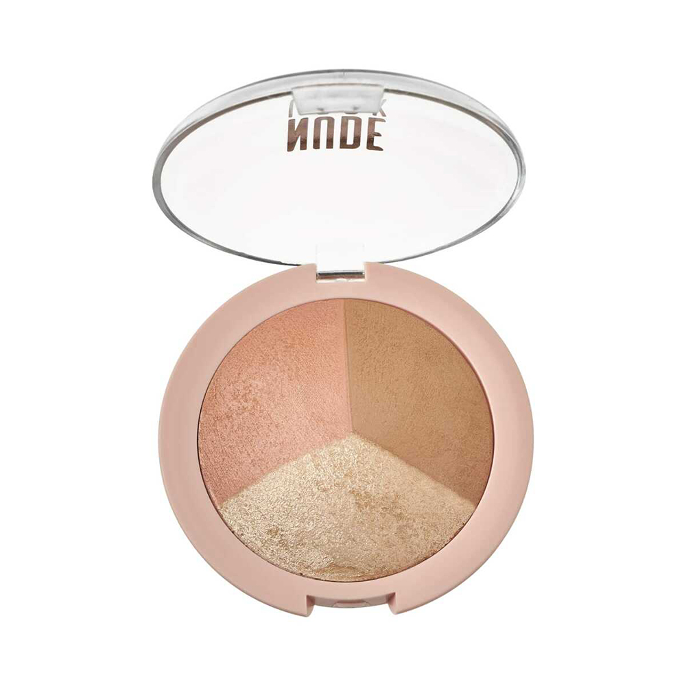 Picture of Golden Rose Nude Look Baked Trio Face Powder