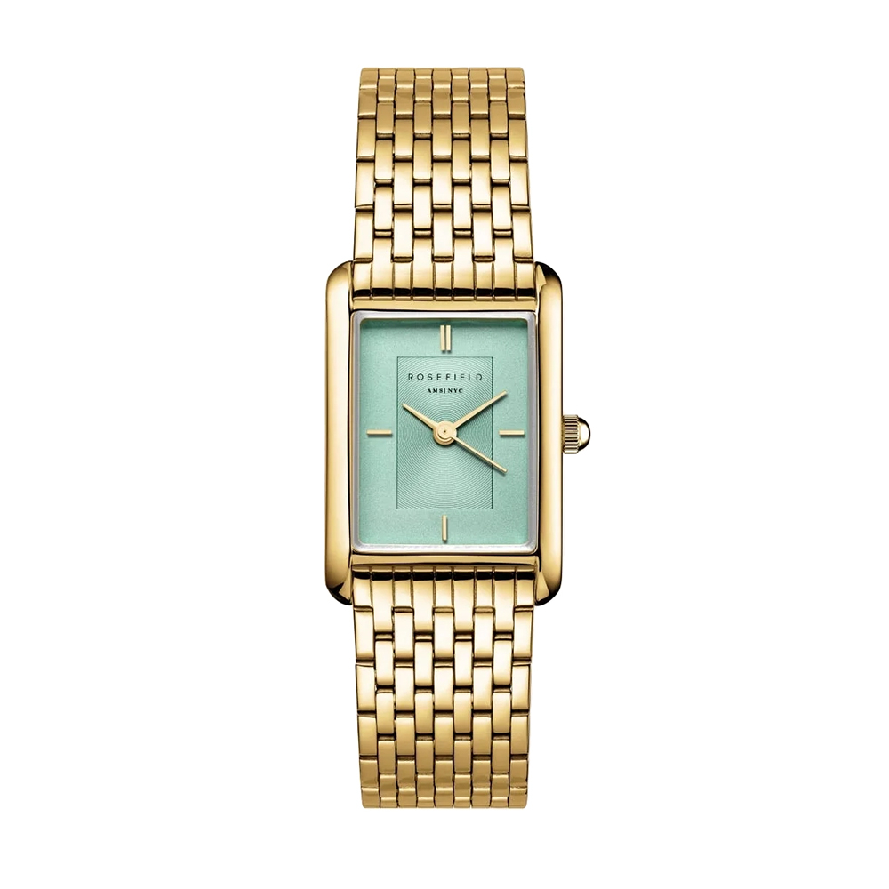 Picture of Rosefield Heirloom Mint Green Dial Steel Gold Women Watch HMGSG-H04