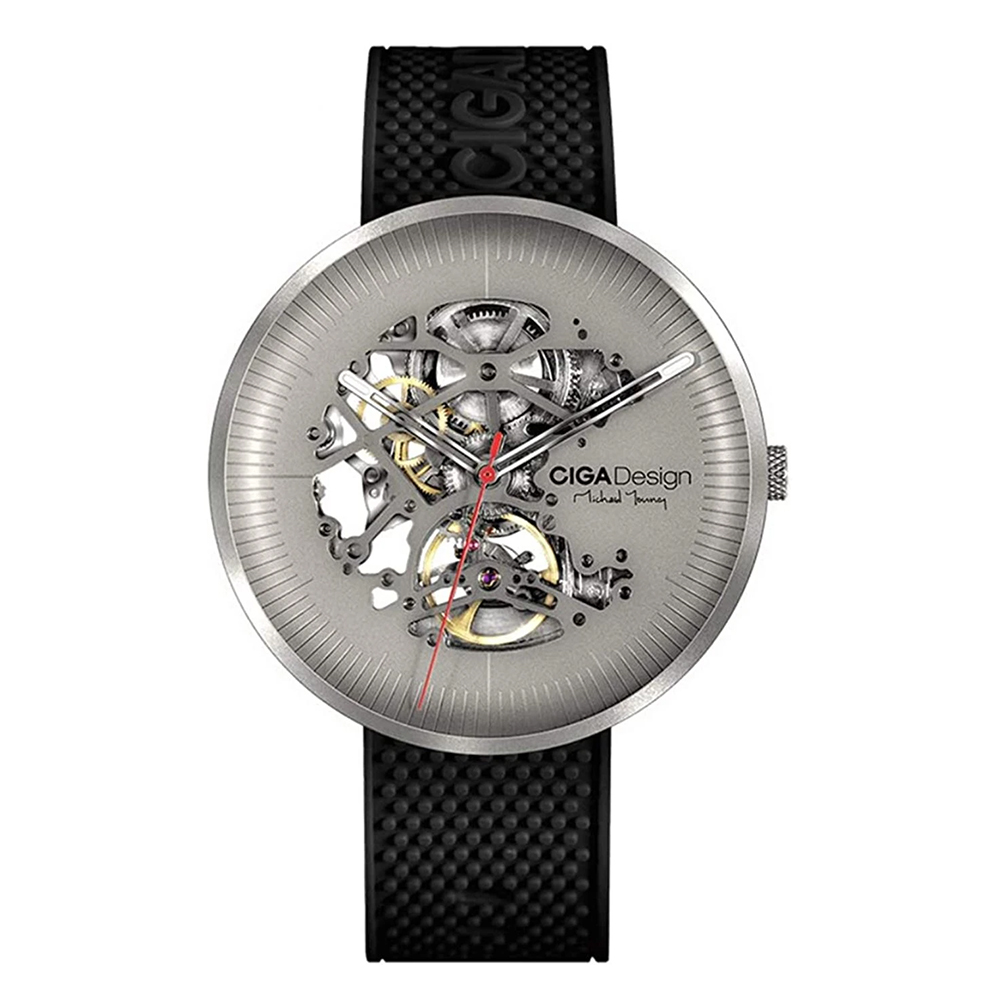 Picture of CIGA Design Skeleton Michael Young Automatic Watch for Men M031-TITI-W15BK