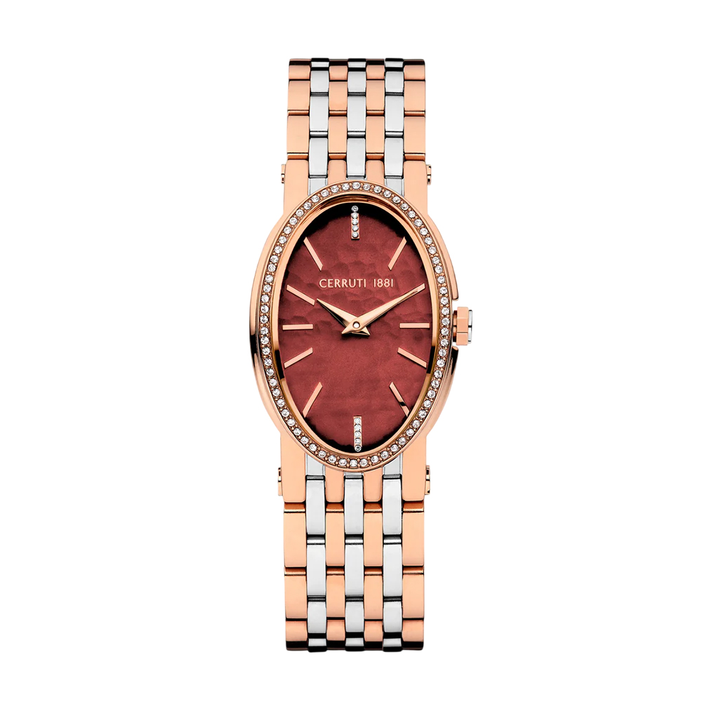 Picture of Cerruti 1881 Norcia Ladies Red Dial Watch CIWLG0008803