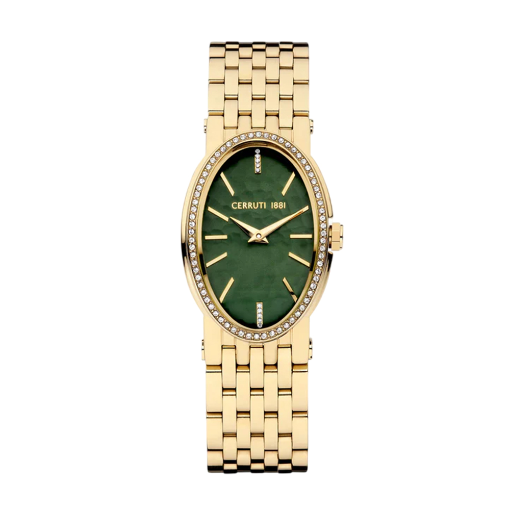 Picture of Cerruti 1881 Norcia Ladies Green Dial Watch CIWLG0008804