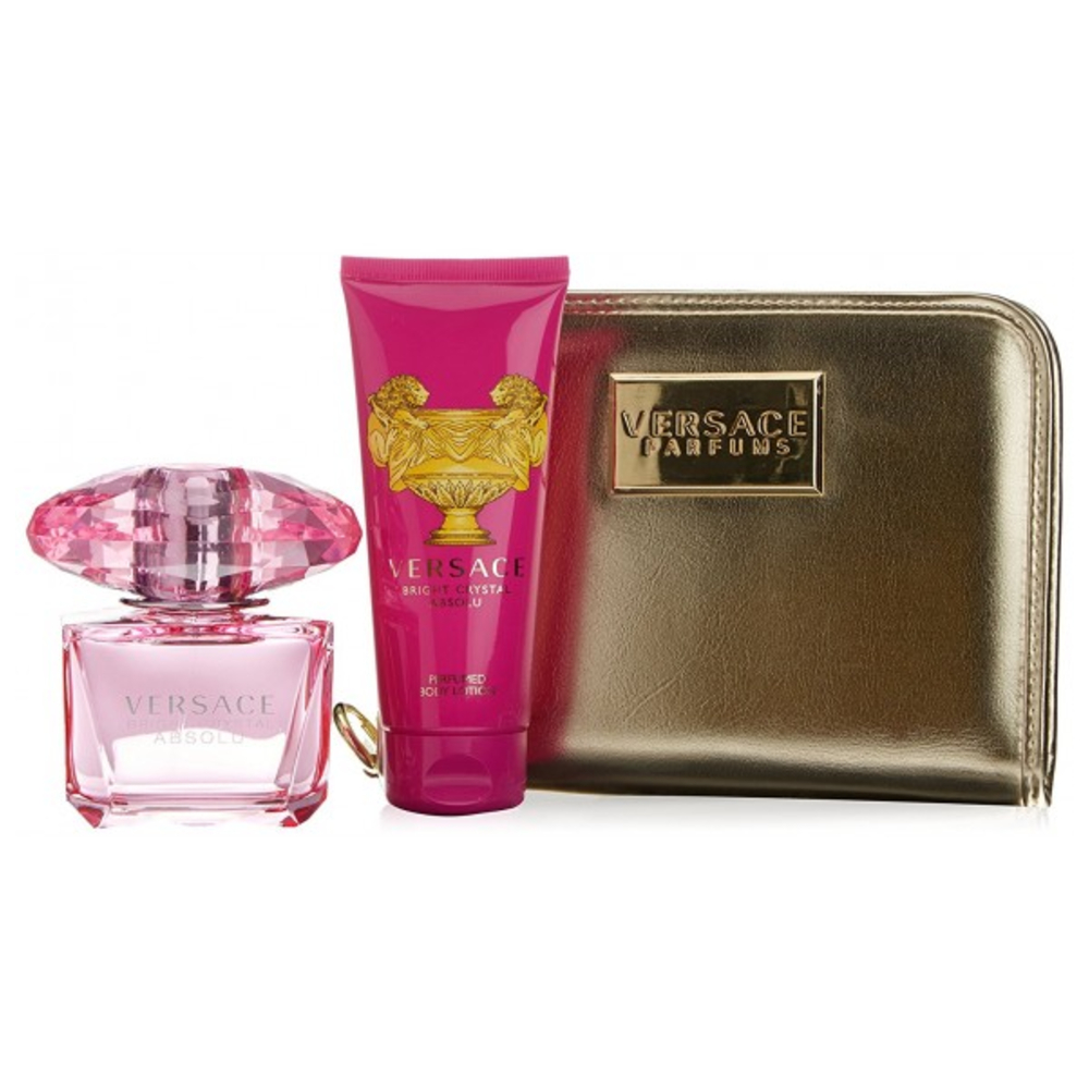 Picture of Versace Bright Crystal Absolu EDP For Women 90ml 3Pcs Set