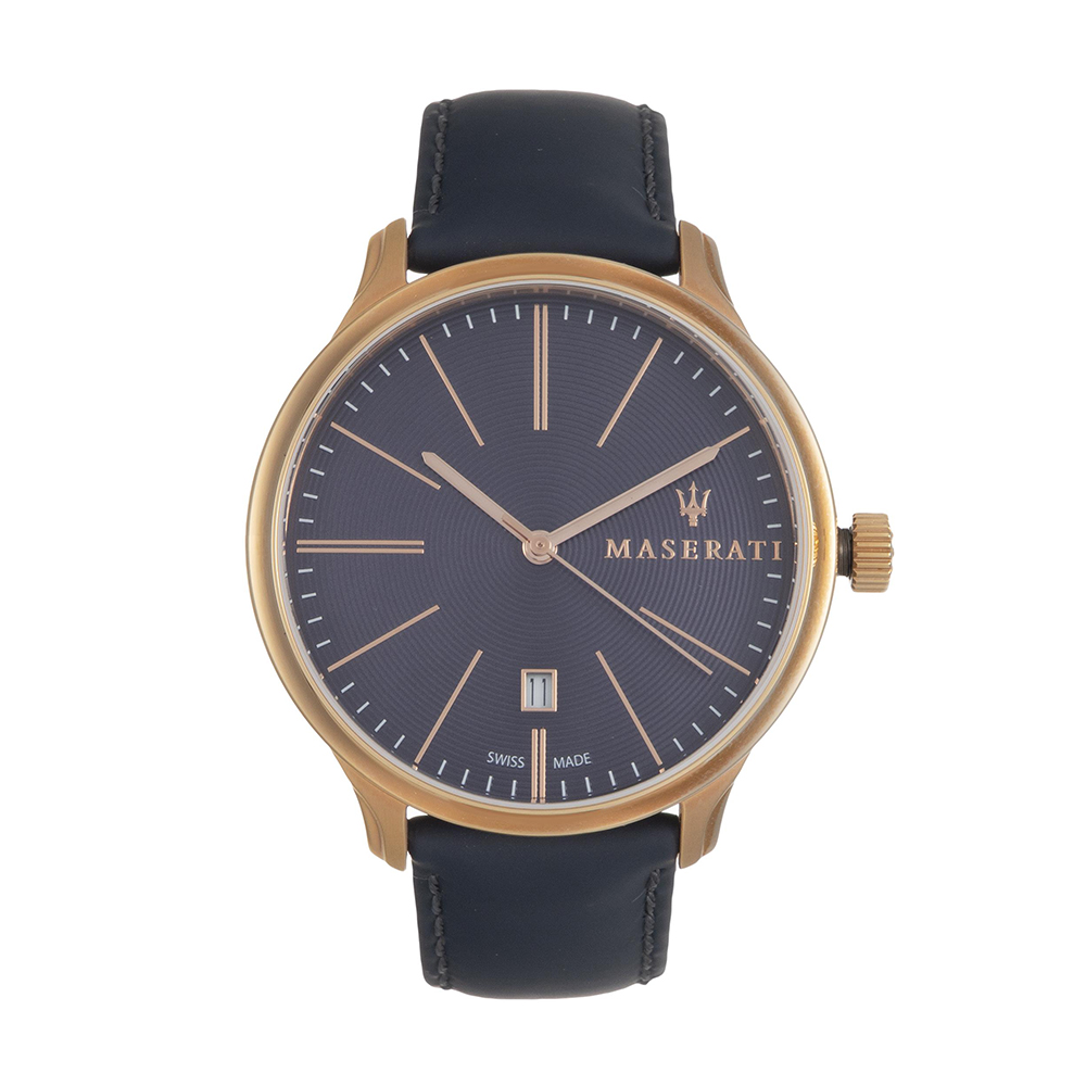 Picture of Maserati Attrazone Blue Dial Blue Leather Men's Watch R8851126001