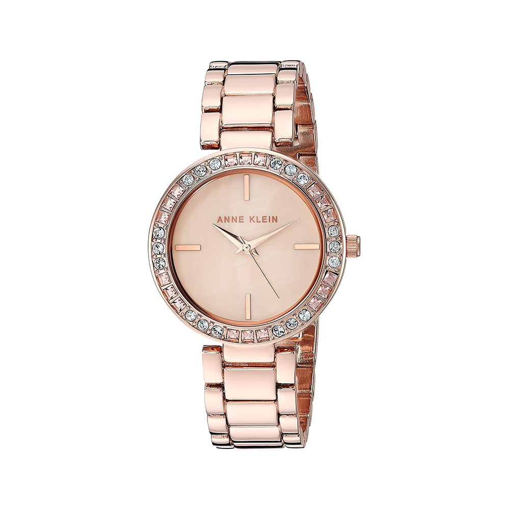 Picture of Anne Klein Rose Gold Metal Quartz Watch Women AK3358PMRG