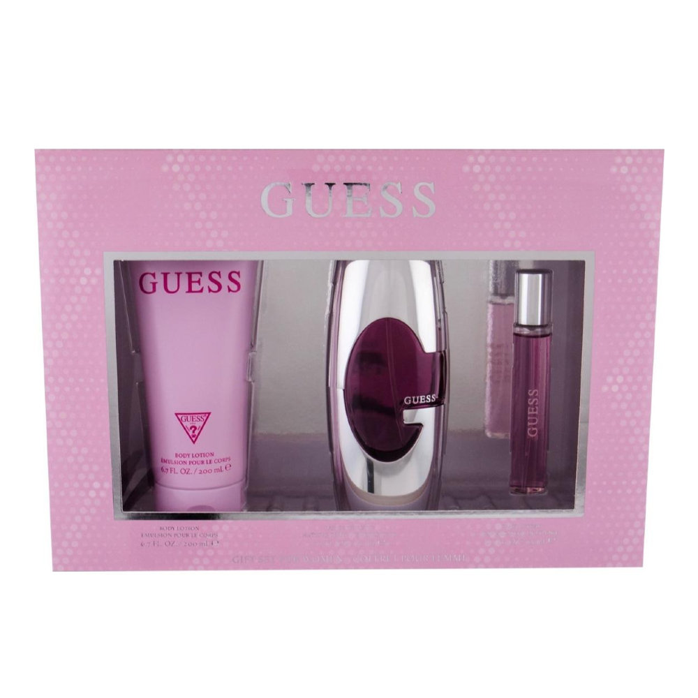 Picture of Guess Pink EDP For Women 75ml 3Pcs Set