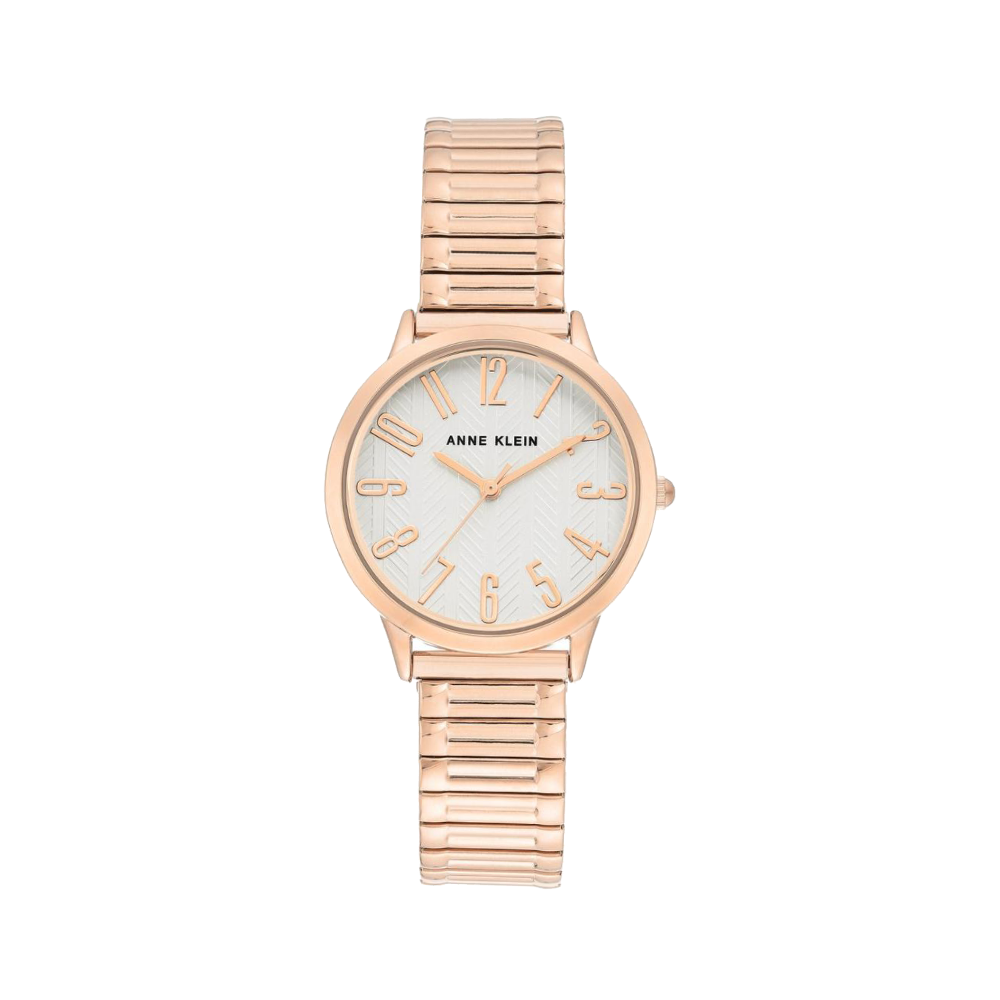 Picture of Anne Klein Women's Metals White Dial Rose Gold Stainless Steel Watch AK3684SVRG