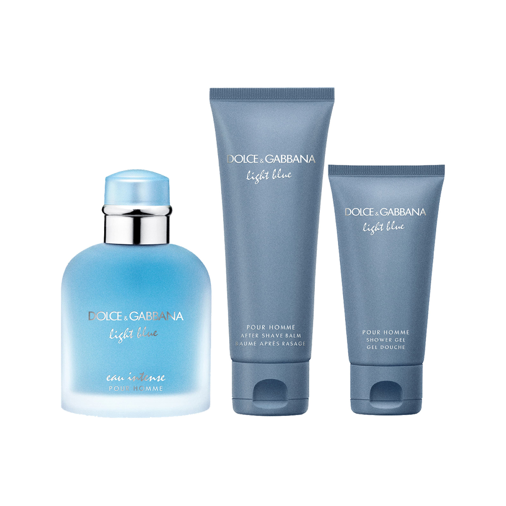 Picture of Dolce & Gabbana Light Blue eau Intense 100ml 3Pcs Set