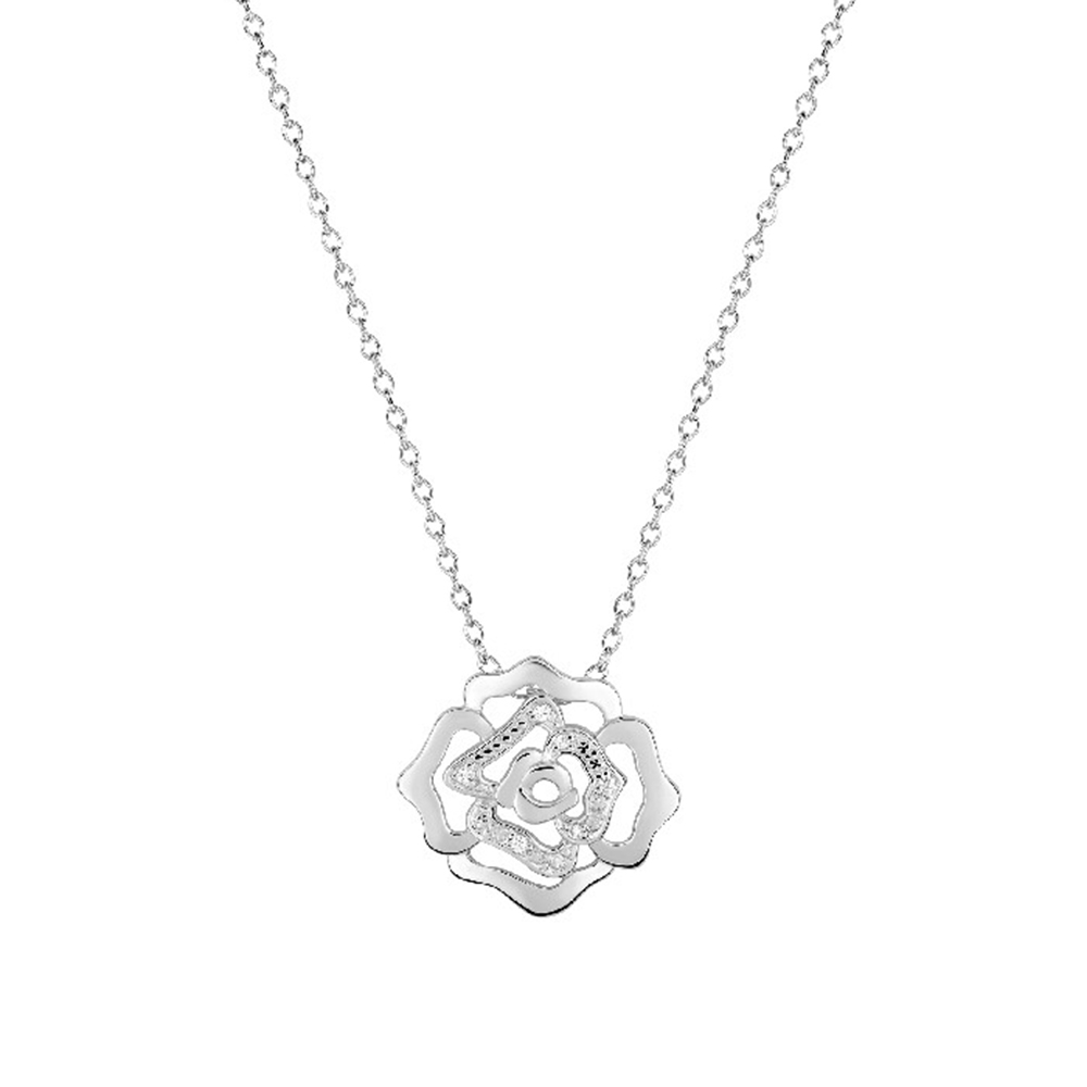 Picture of Fontenay Ladies Necklace Rhodium Plated FSC370Z45E