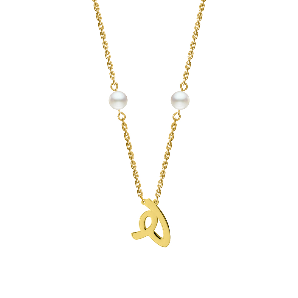 Picture of Juvenis  Arabic Letter Necklace JLJ-MN0007PL-G